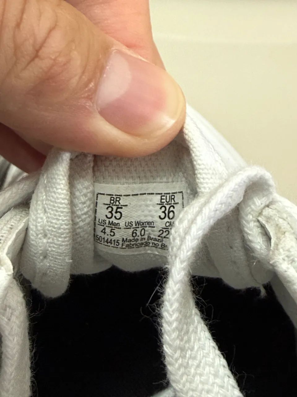 Vans Old Skool Branco - Couro - TAM 35 - Foto 5