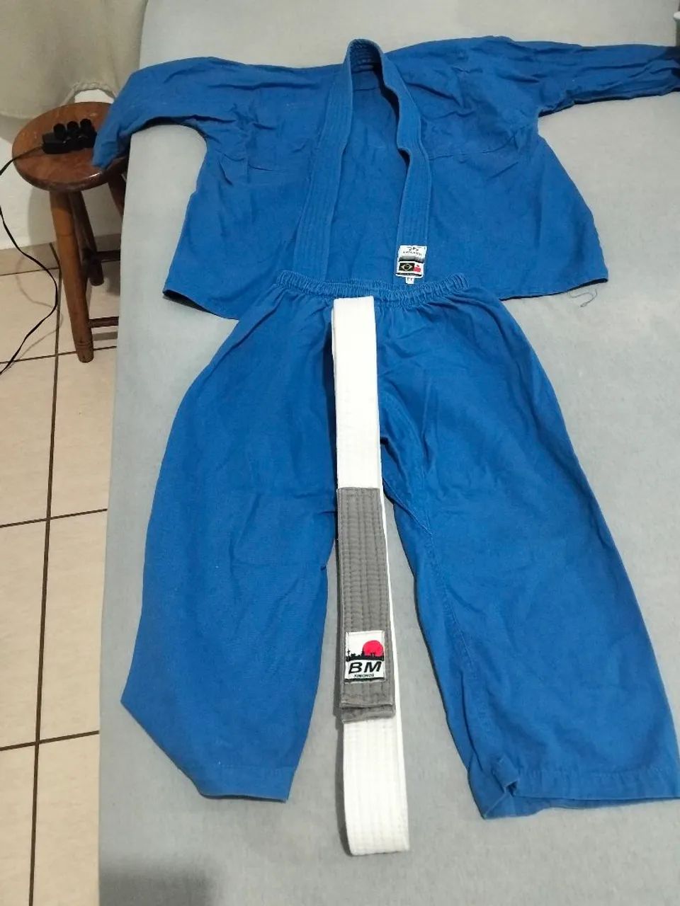 Kimono azul judô 