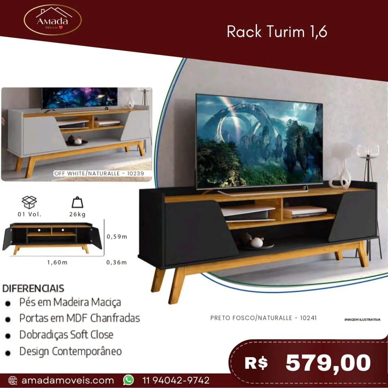 Rack Turim 1.6 - à pronta entrega 