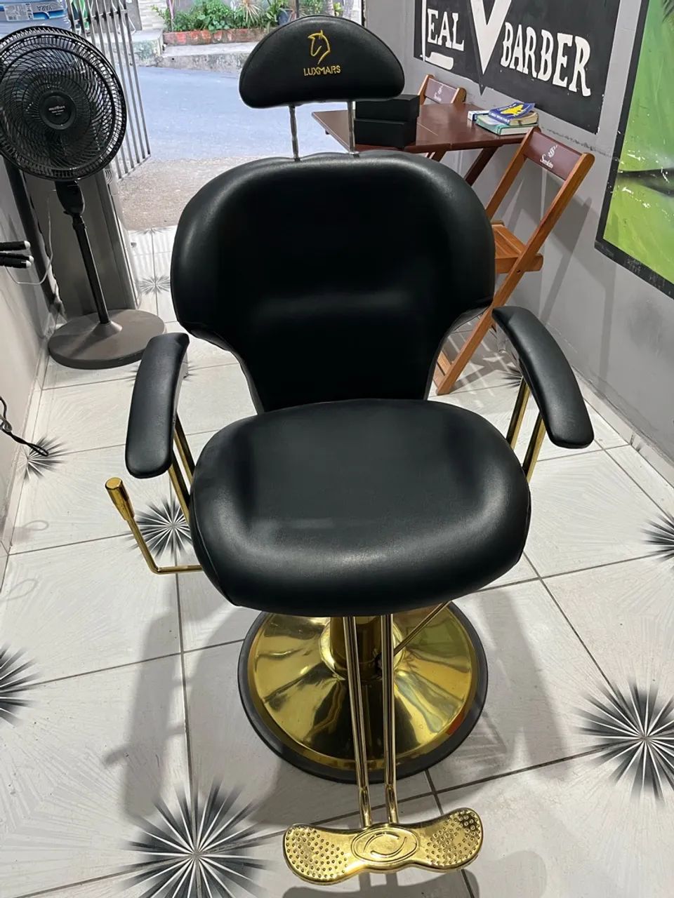 Cadeira barbearia e salão 