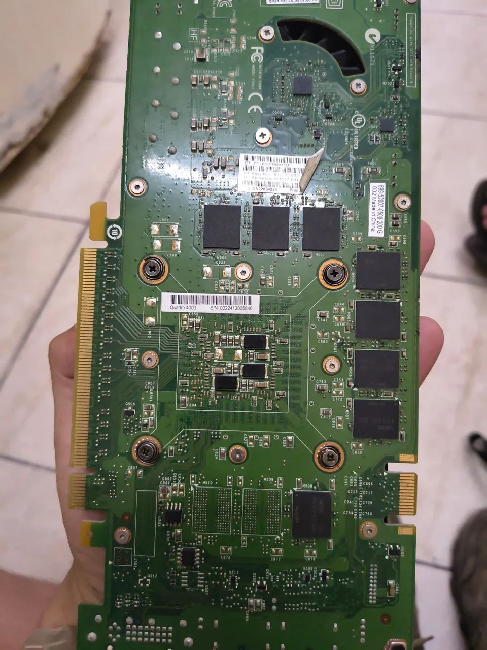 Placa de vídeo NVIDIA QUADRO 4000 (com defeito) - Foto 2