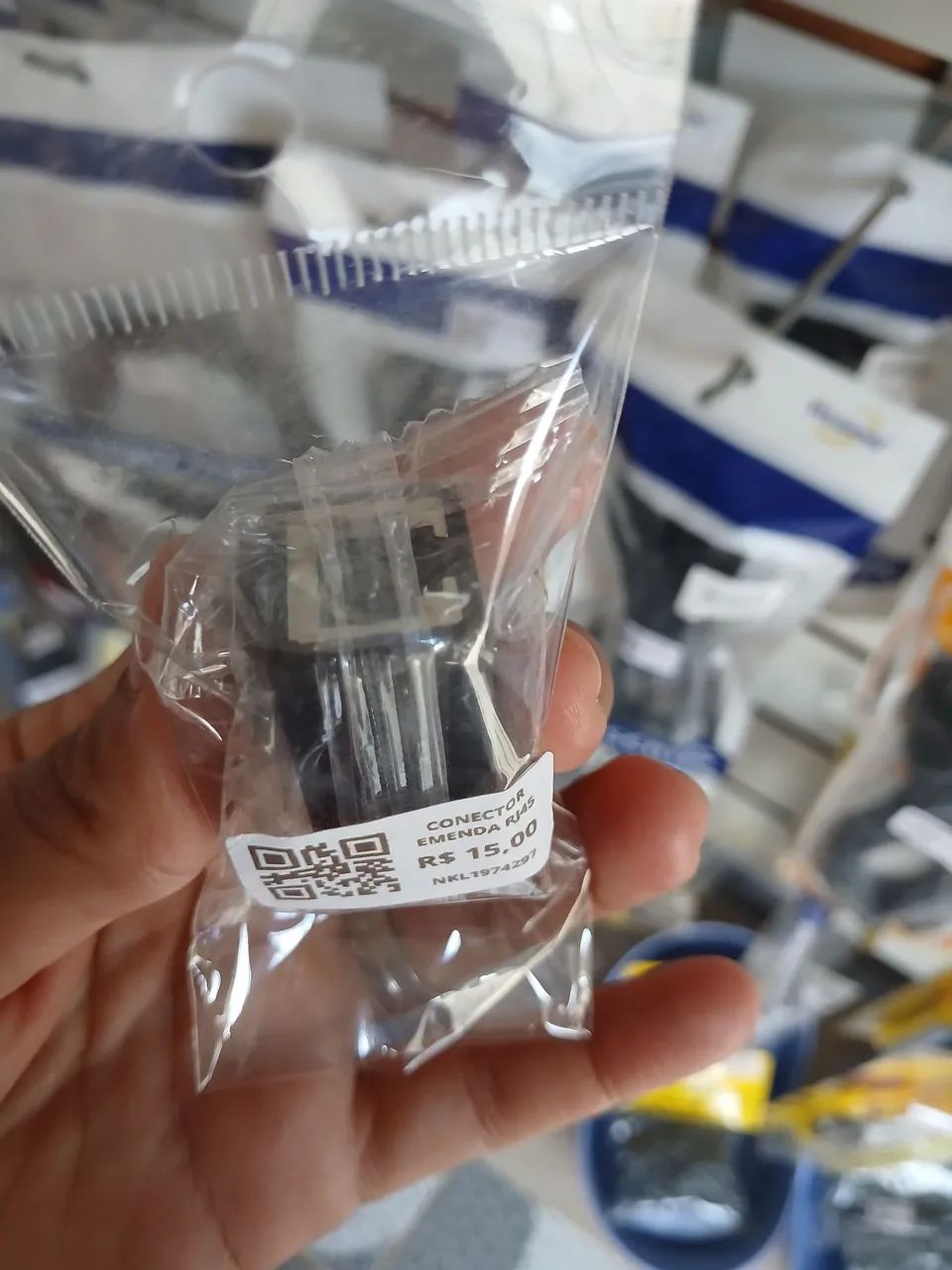 Conector emenda RJ45  - Foto 2