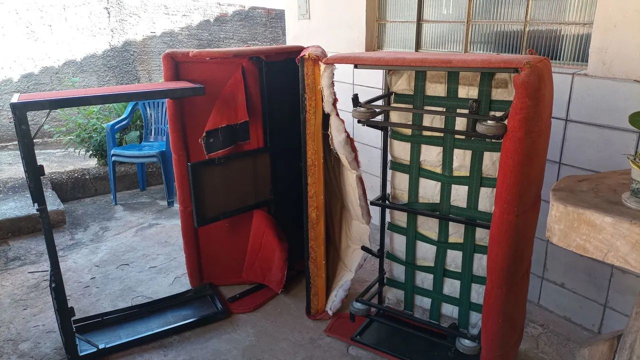 Estrutura sofá cama de AÇO 