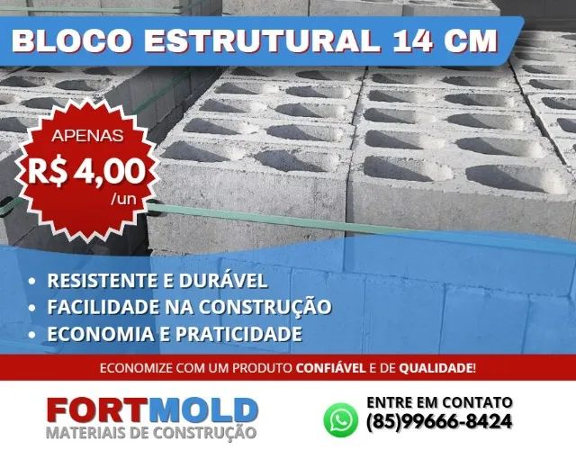 BLOCO ESTRUTURAL 14 CM