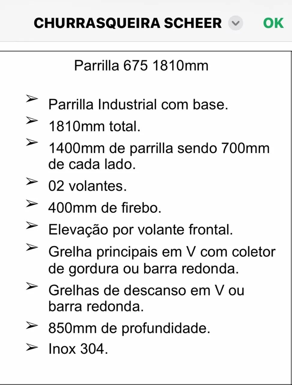 Execelente churrasqueira profissional Scheer  - Foto 2
