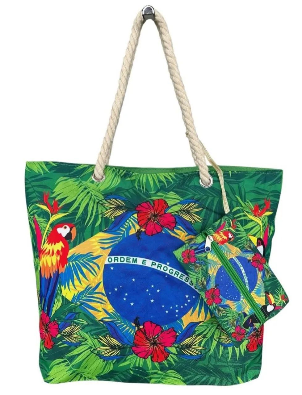 Bolsas de praia com necessaire  - Foto 4