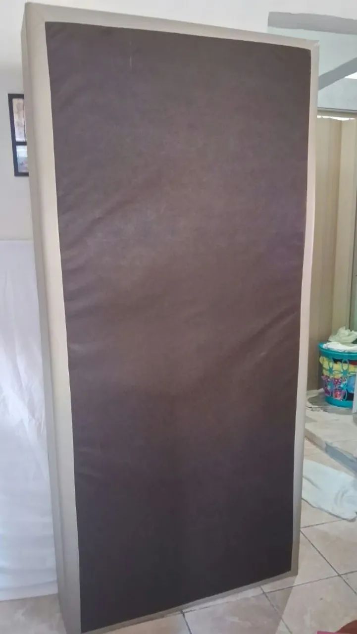 Cama Box solteiro + colchão