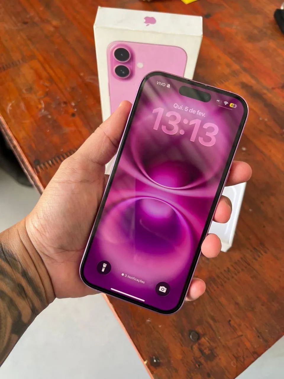 iPhone 16 rosa 128gb sem detalhe  - Foto 3