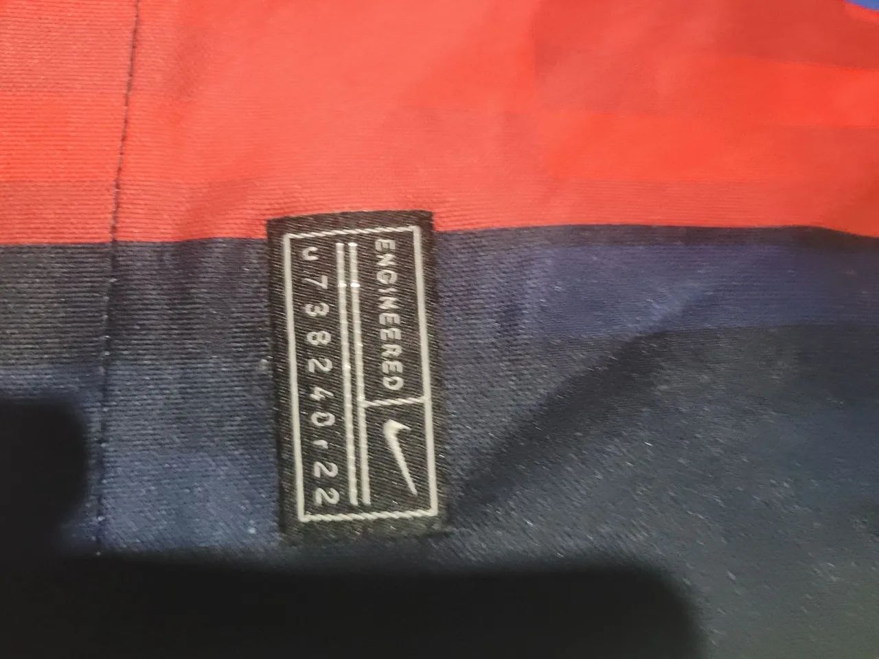 Camisa Barcelona Home 22/23 Torcedor Nike Masculina - Azul e Grená - Foto 3