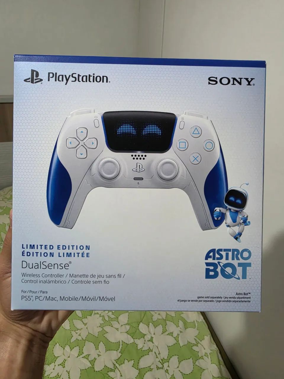 Controle Dualsense PS5 Edição Limitada Astro Bot Joyful