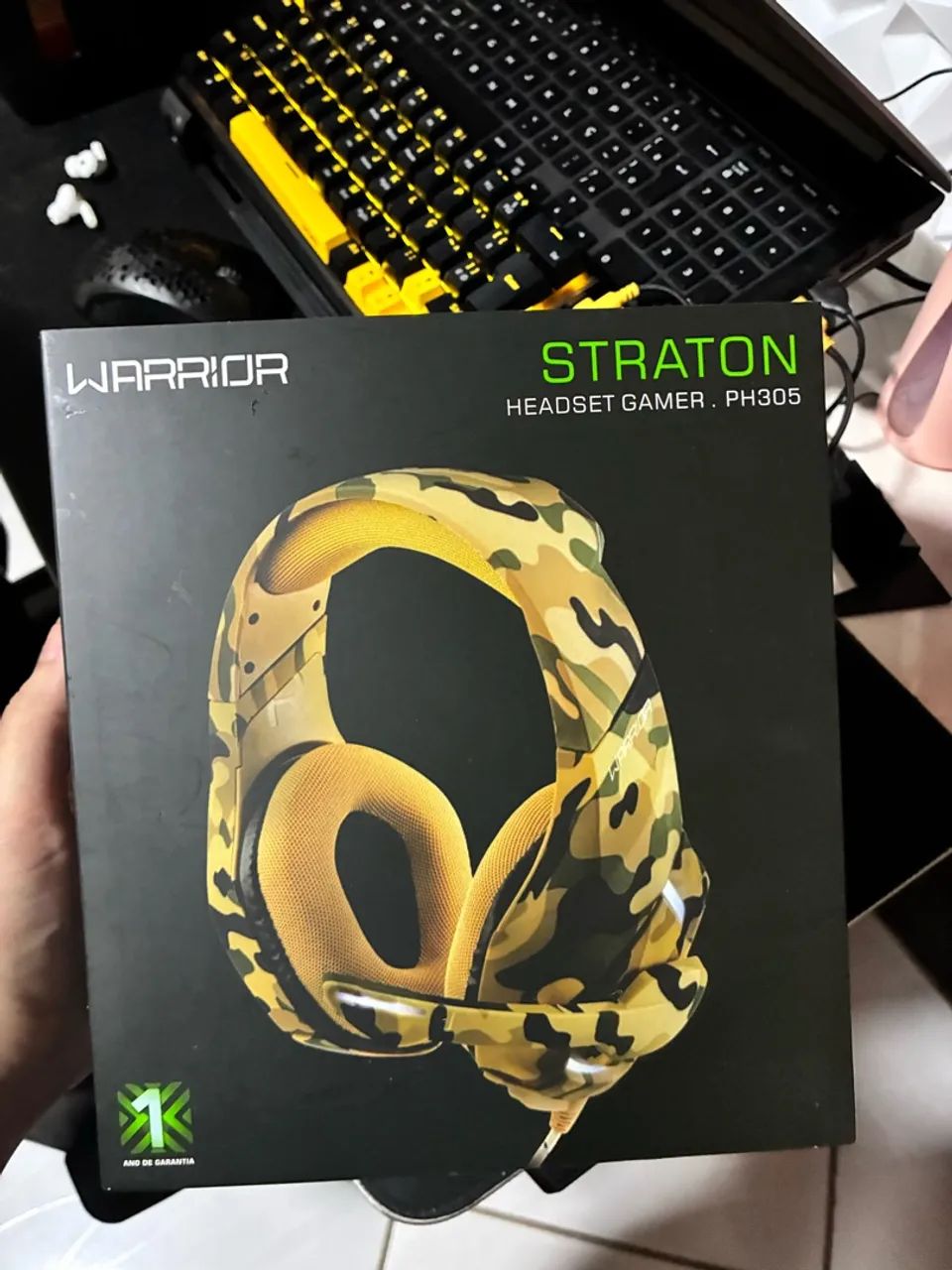 Headset Gamer USB Warrior Straton