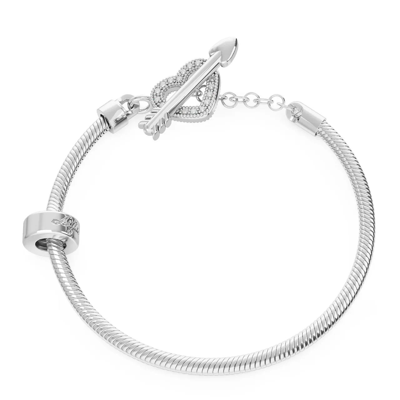Pulseira Vivara Cupido em Prata 925 - Foto 2