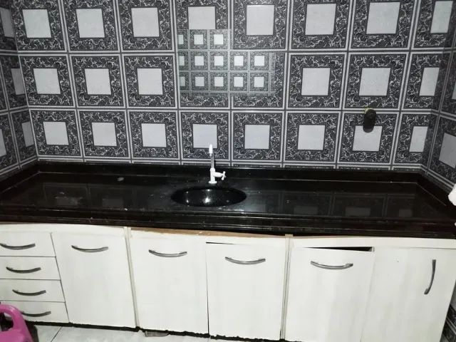 ? Bancada de Granito Preto com Cuba