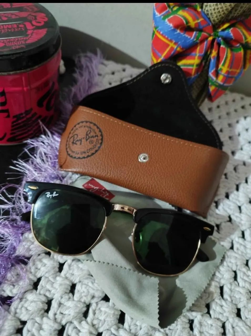 ÓCULOS RAYBAN HC CLUB LENTE DE CRISTAL