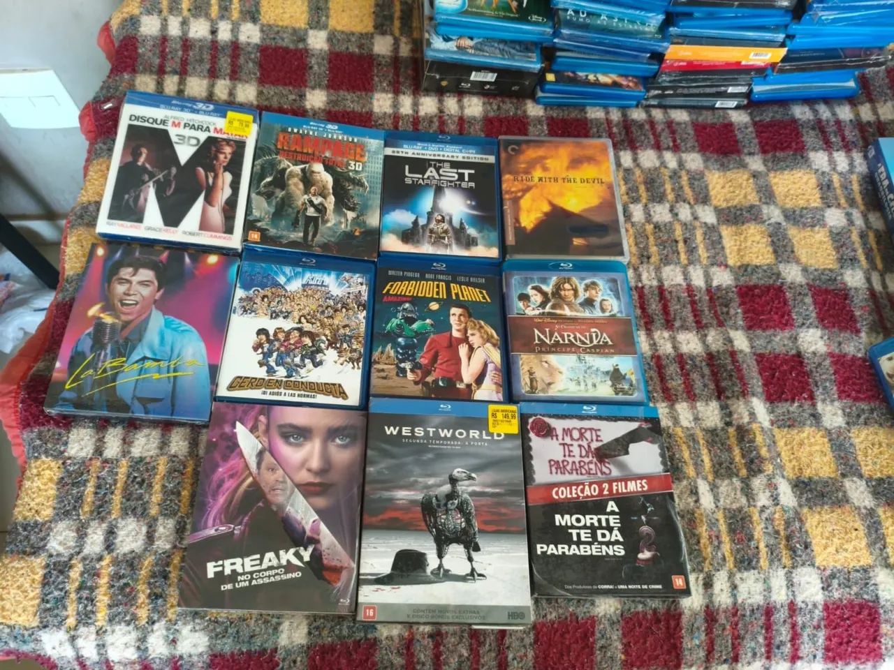 Lote 78 filmes em blu-ray - Foto 5