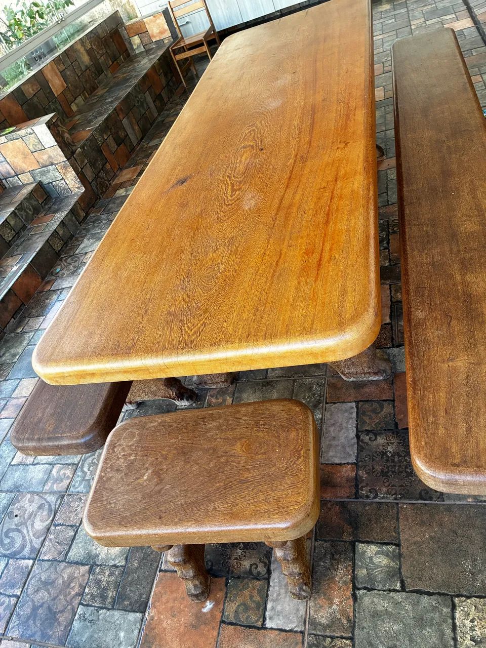 Mesa madeira de cerejeira 3m. - Foto 4