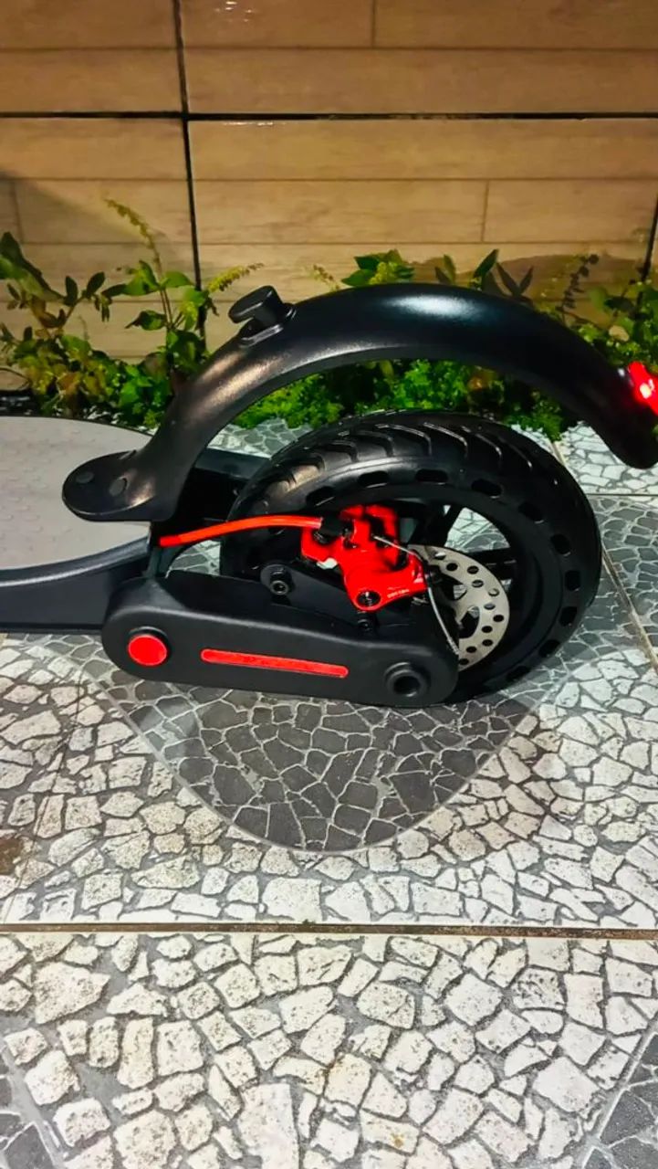 Patinete eletrico com amortecimento novo - Foto 4