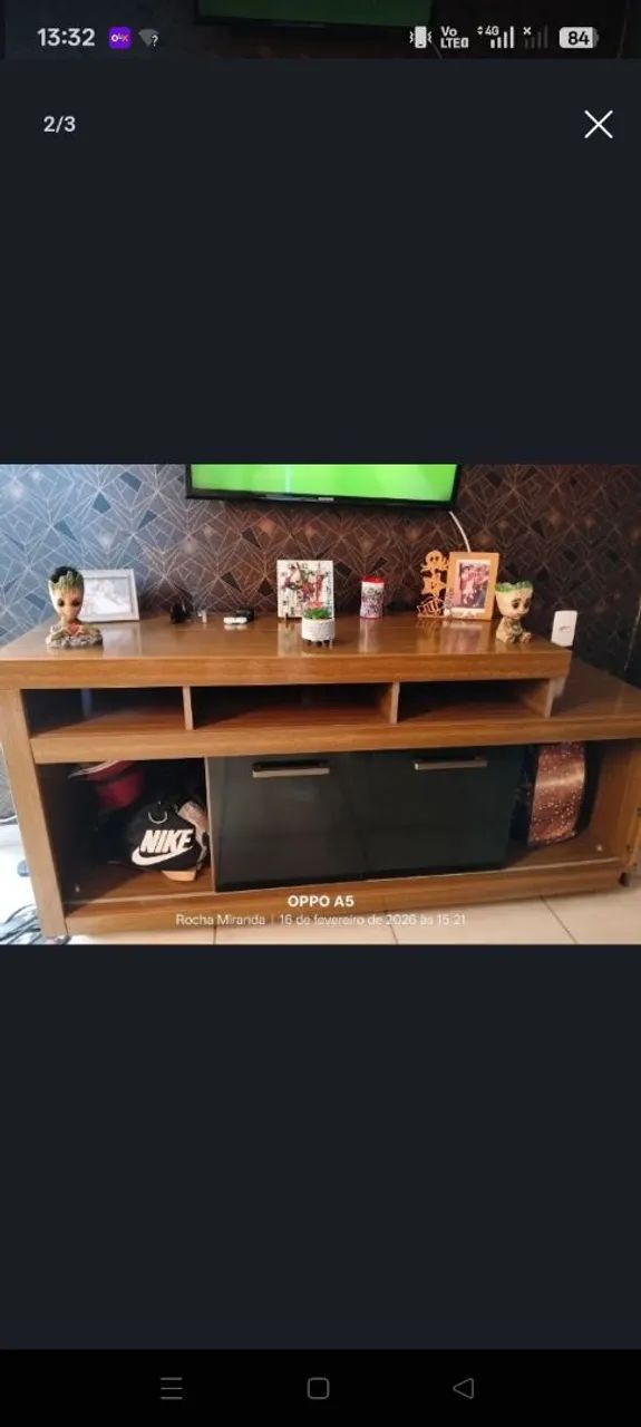 URGENTE Rack de Madeira (Não é MDF) - Foto 2