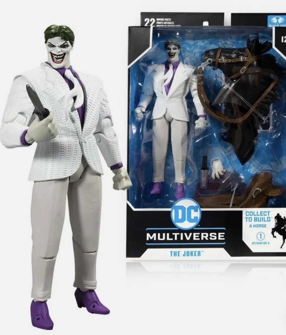 Coringa ,the joker multiverse Dc 18cm Batman lacrado