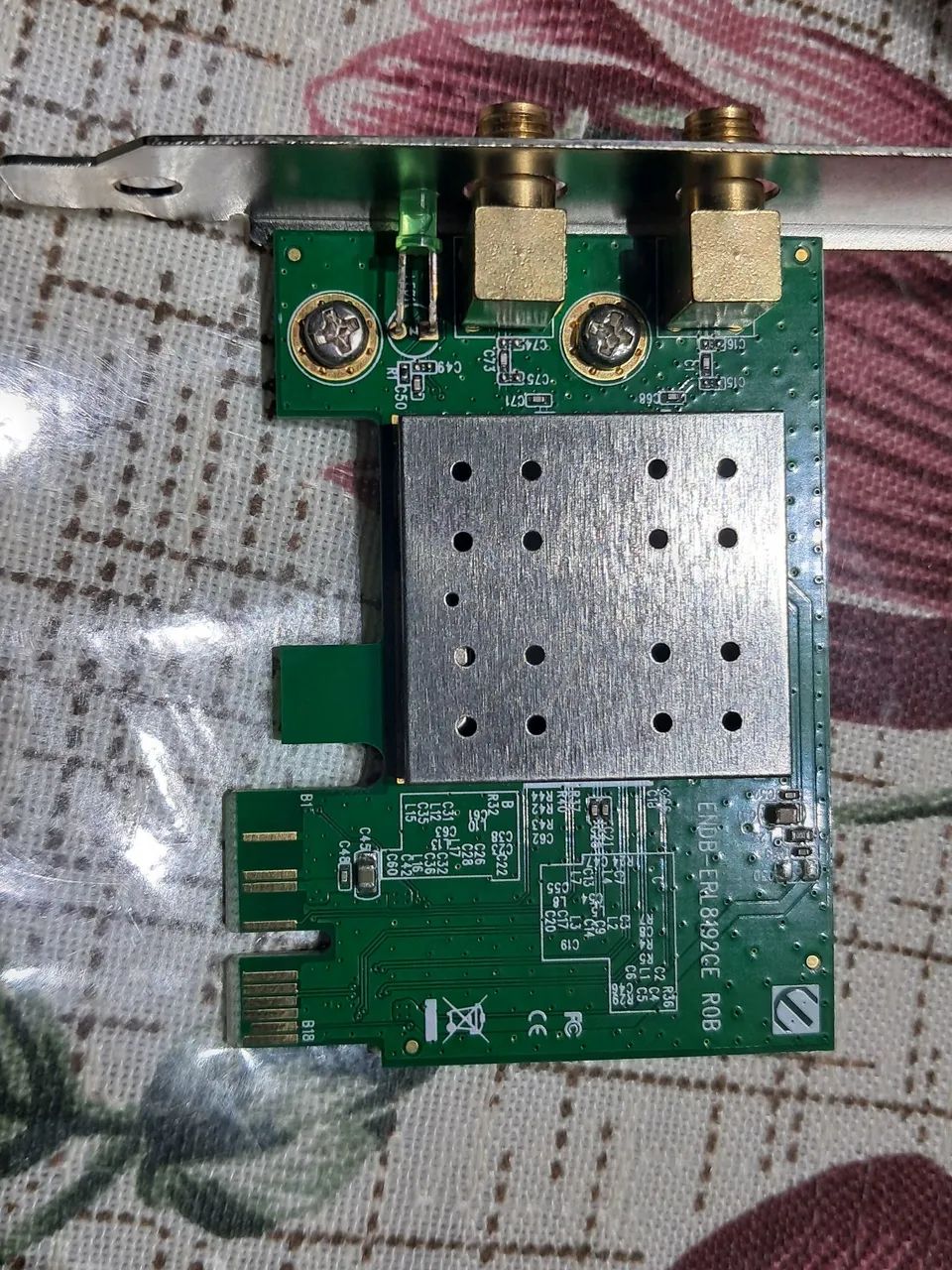 Placa de rede Wifi PCI express com duas antenas - Foto 2