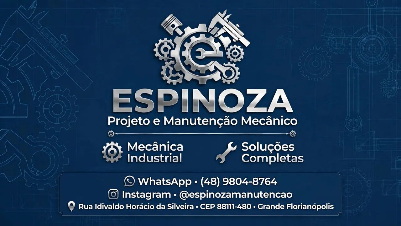 Espinoza, projeto e manutenção de maquinario industrial. 