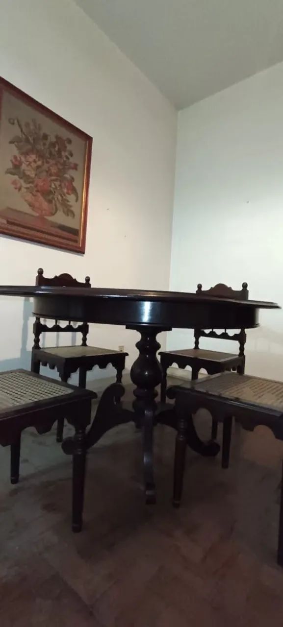 Conjunto de mesa extensível e cadeiras - Foto 5
