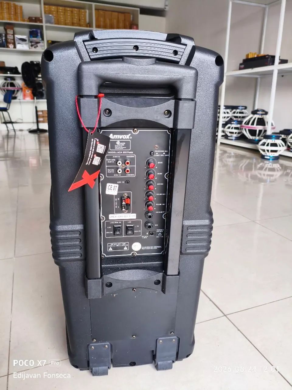 Caixa Amplificada Amvox 850w Rms - Foto 2