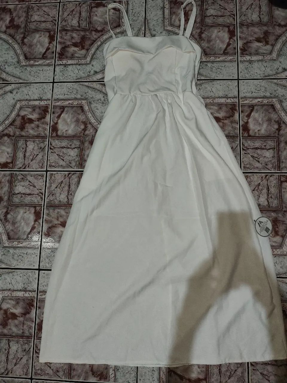 Vestido branco soltinho 