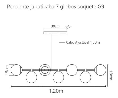 Pendente metal - orbi  - Foto 4