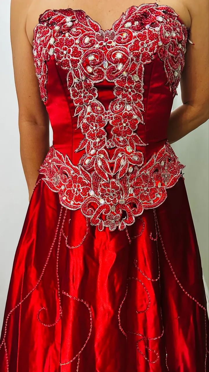 Debutante vermelho Lindo