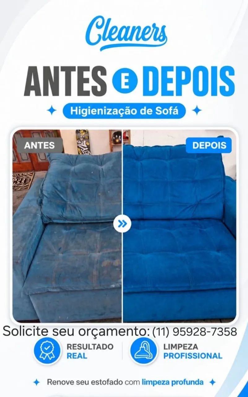 Higienização de estofados 