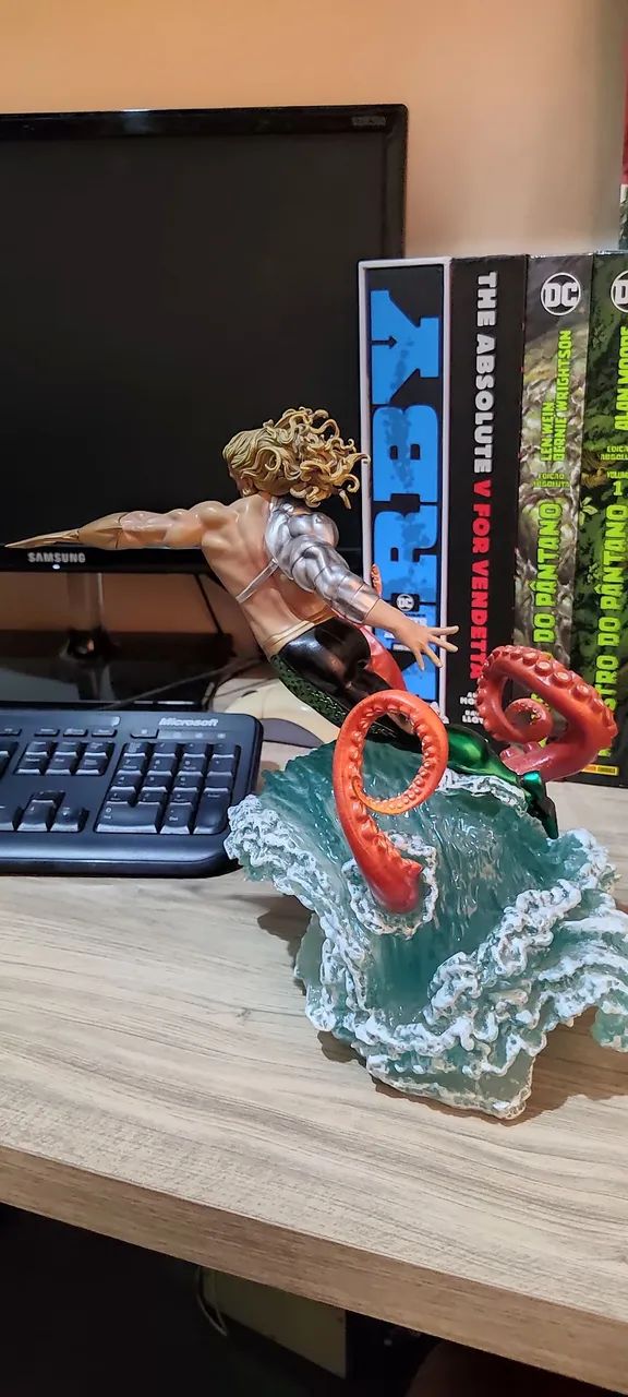 Aquaman Deluxe Art Scale 1/10 (Série Comics DC) - Iron Studios  - Foto 3