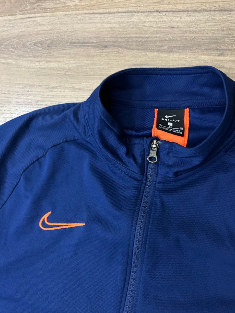 Conjunto Nike dri fit azul com laranja  - Foto 2