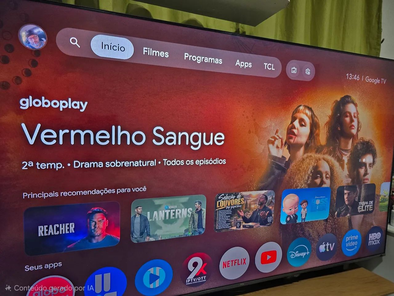 Vende esta tv 70 polegadas k4 com nota fiscal como comando alexa - Foto 2