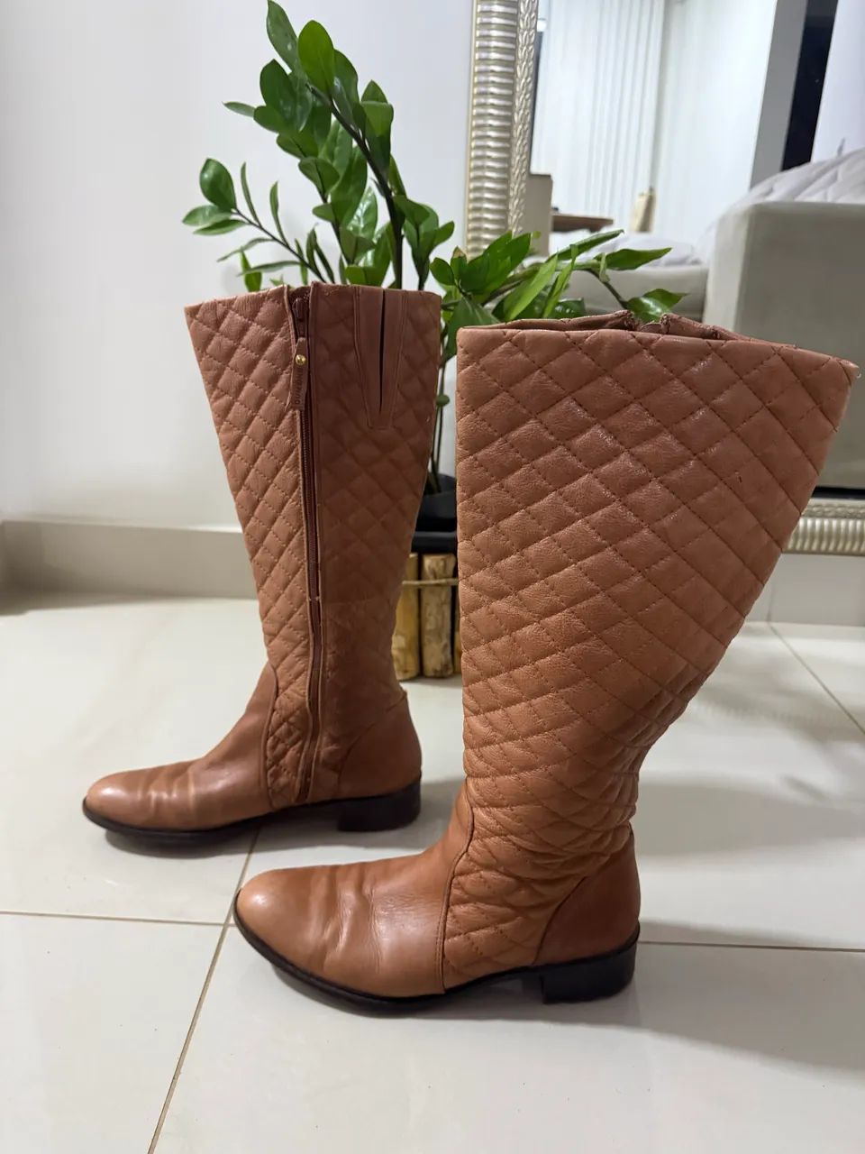 Bota Dumond 38, couro, caramelo - Foto 2