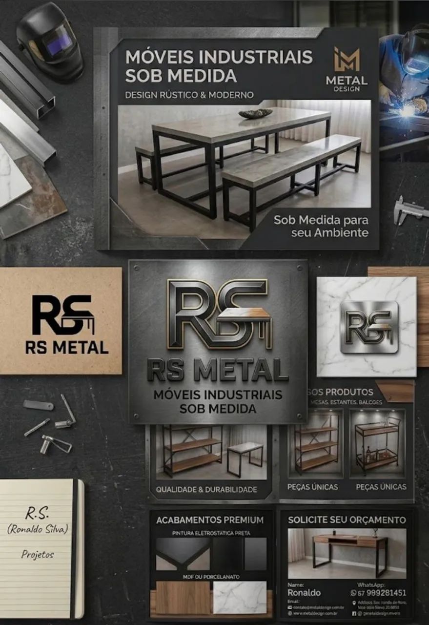 Móvel Industrial Sob Medida  