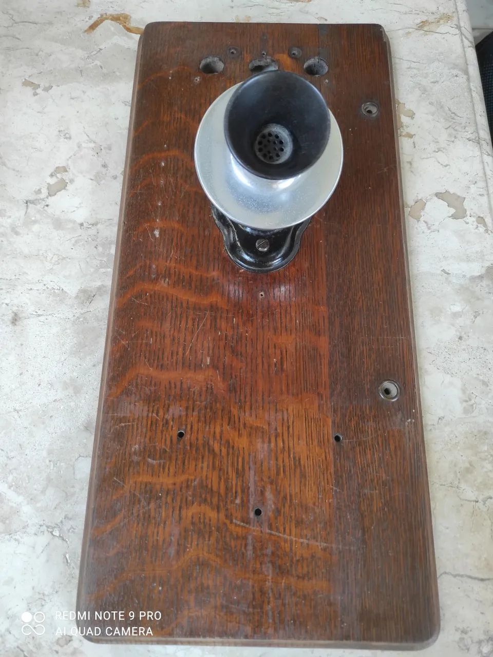 Parte de um telefone antigo: