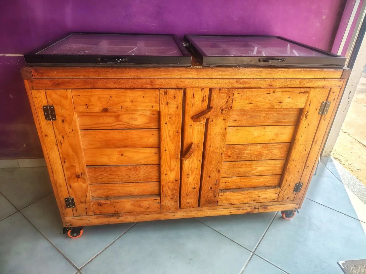 Bancada de açaí 