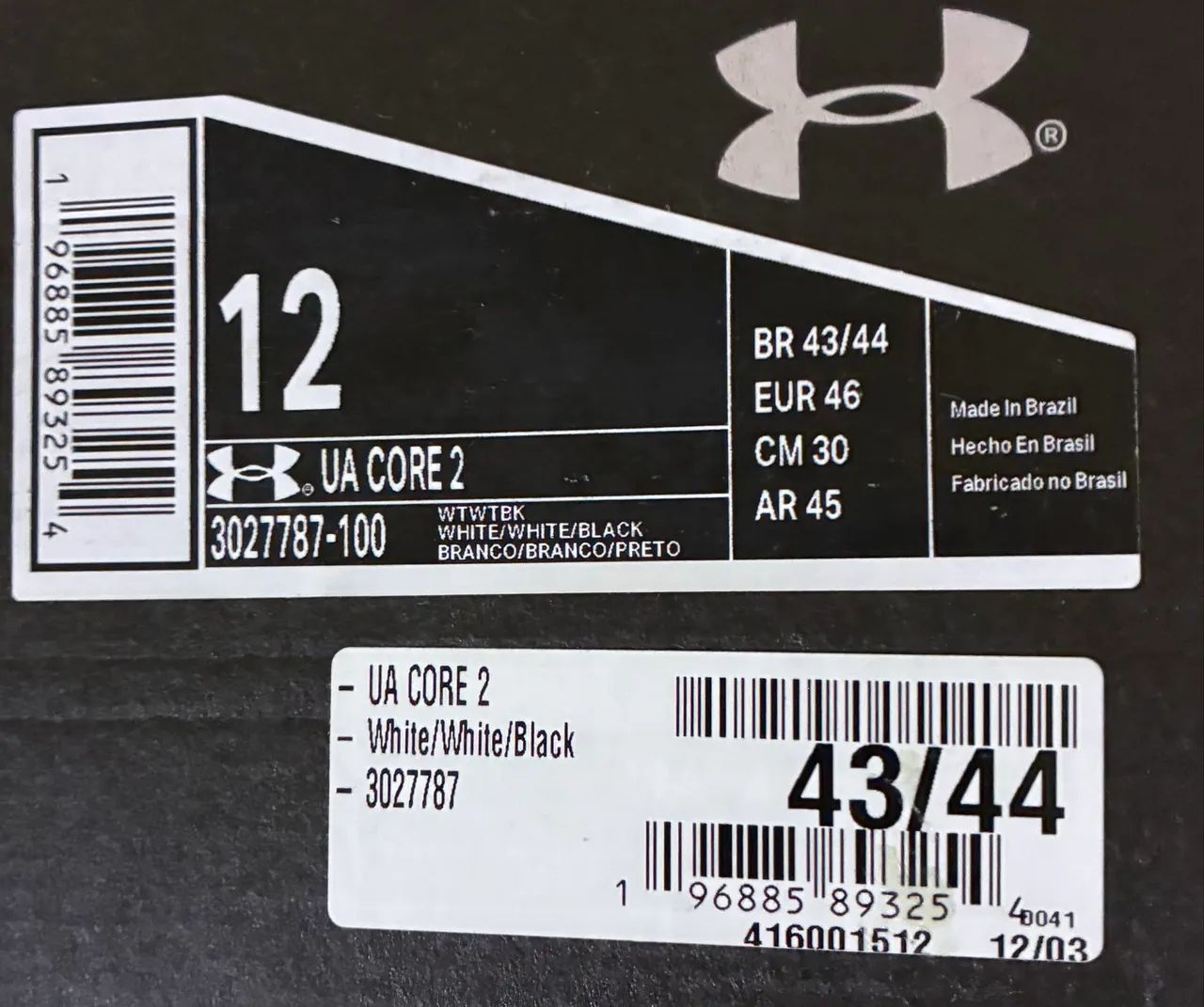 Chinelo 43/44 Under Armour core 2 - Foto 2