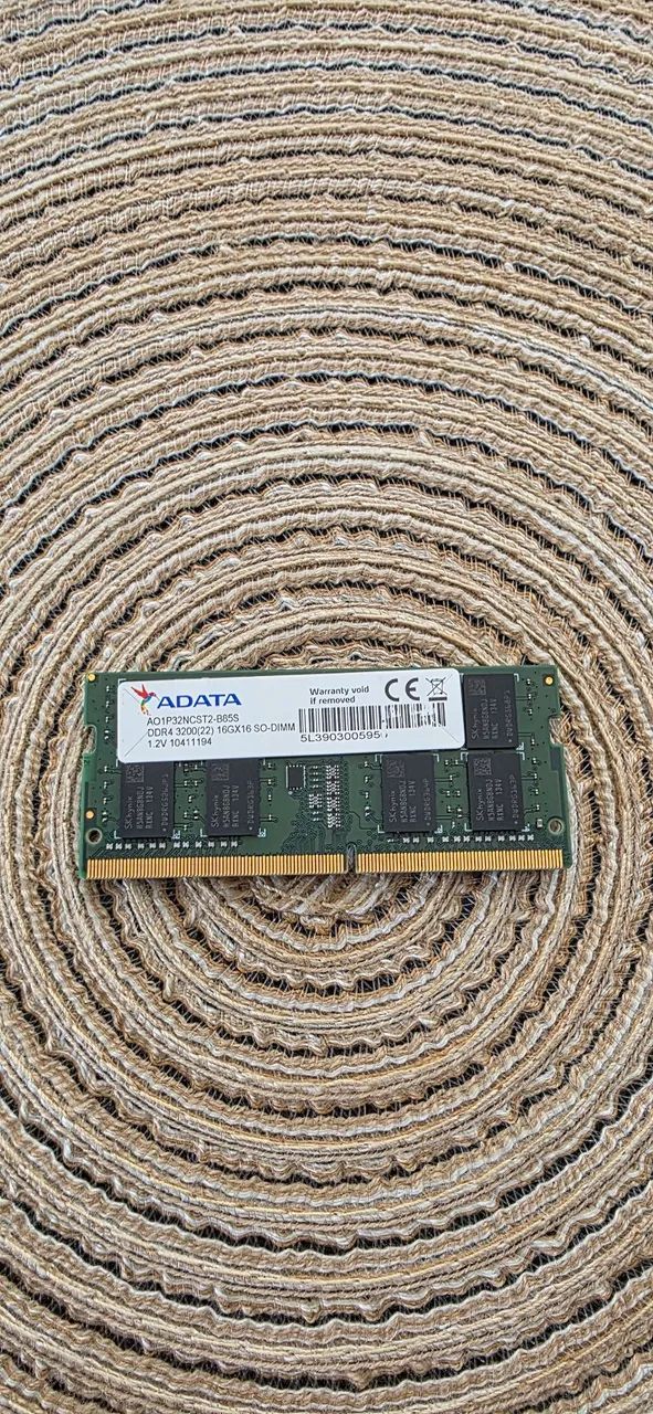 Memória notebook 16GB DDR4 3200mhz