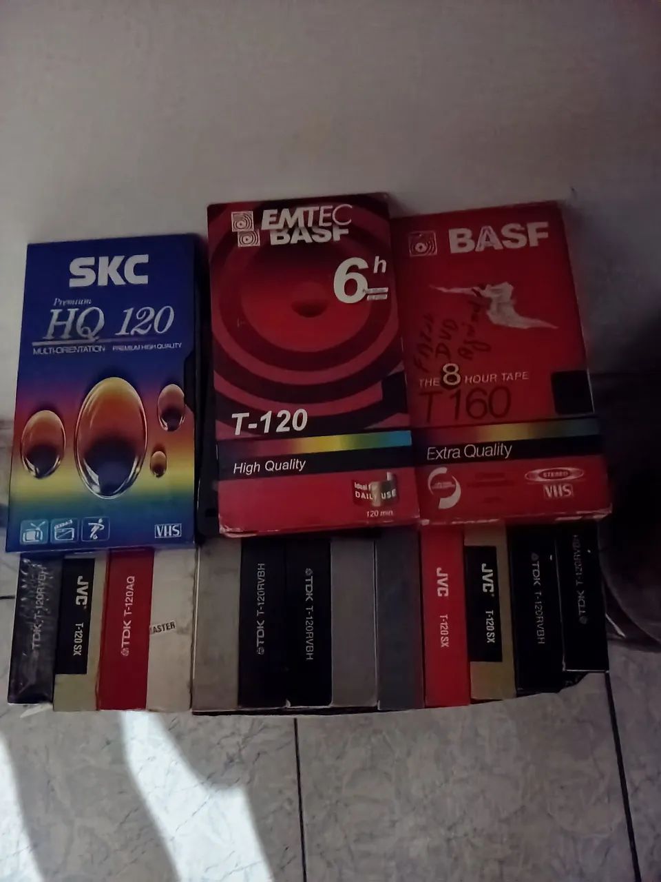 FITAS VHS A REGRAVAR