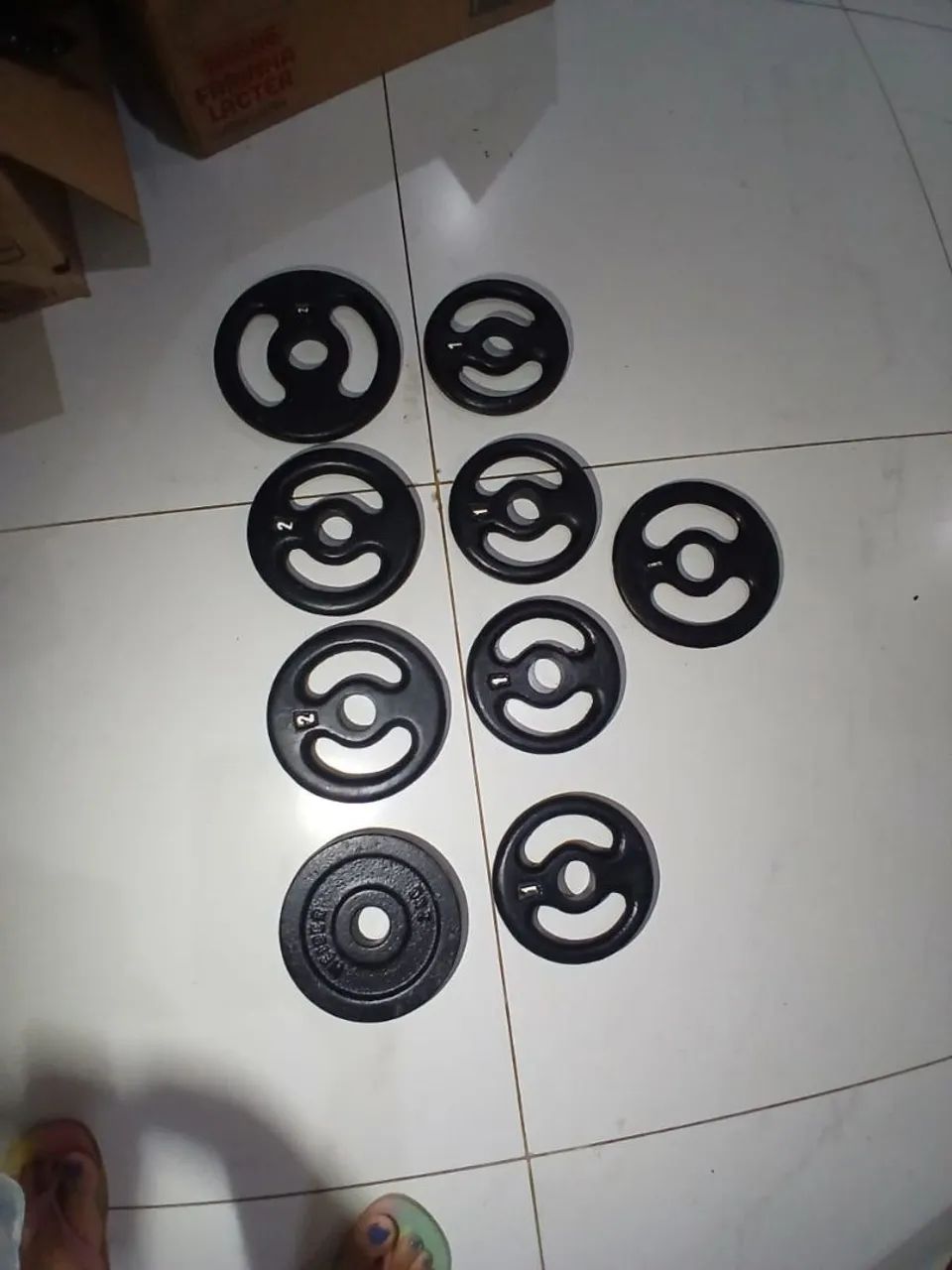 Anilhas de 1 kg e 2 kg. - Foto 3