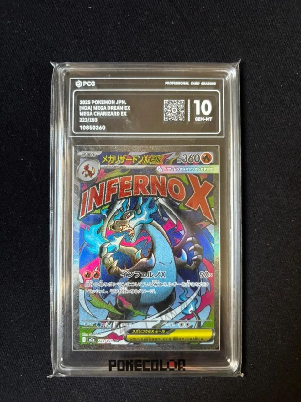 Carta Pokemon Graduada Mega Charizard X PCG 10 PSA