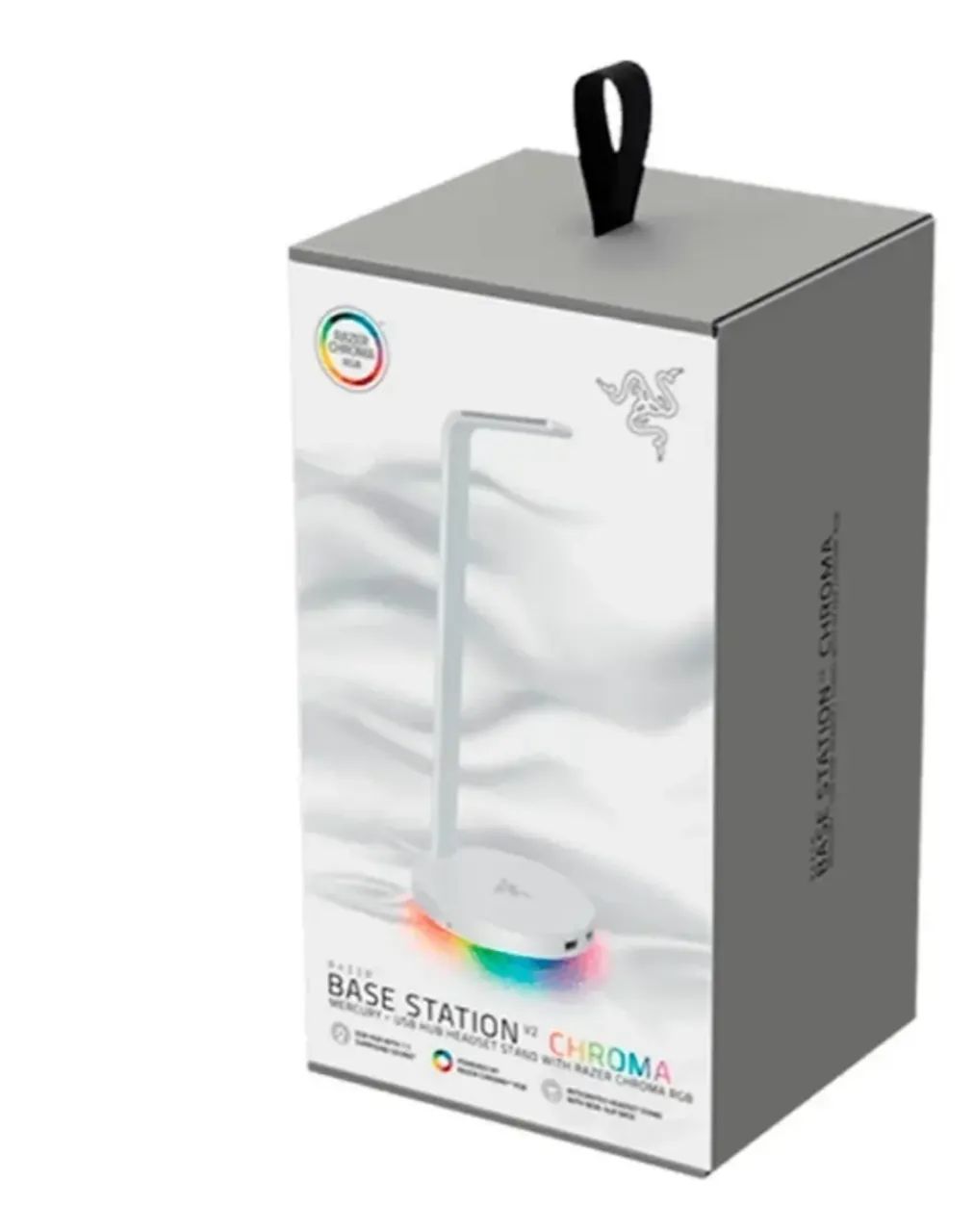 Suporte para Headset Razer Base Station V2 Chroma Branco