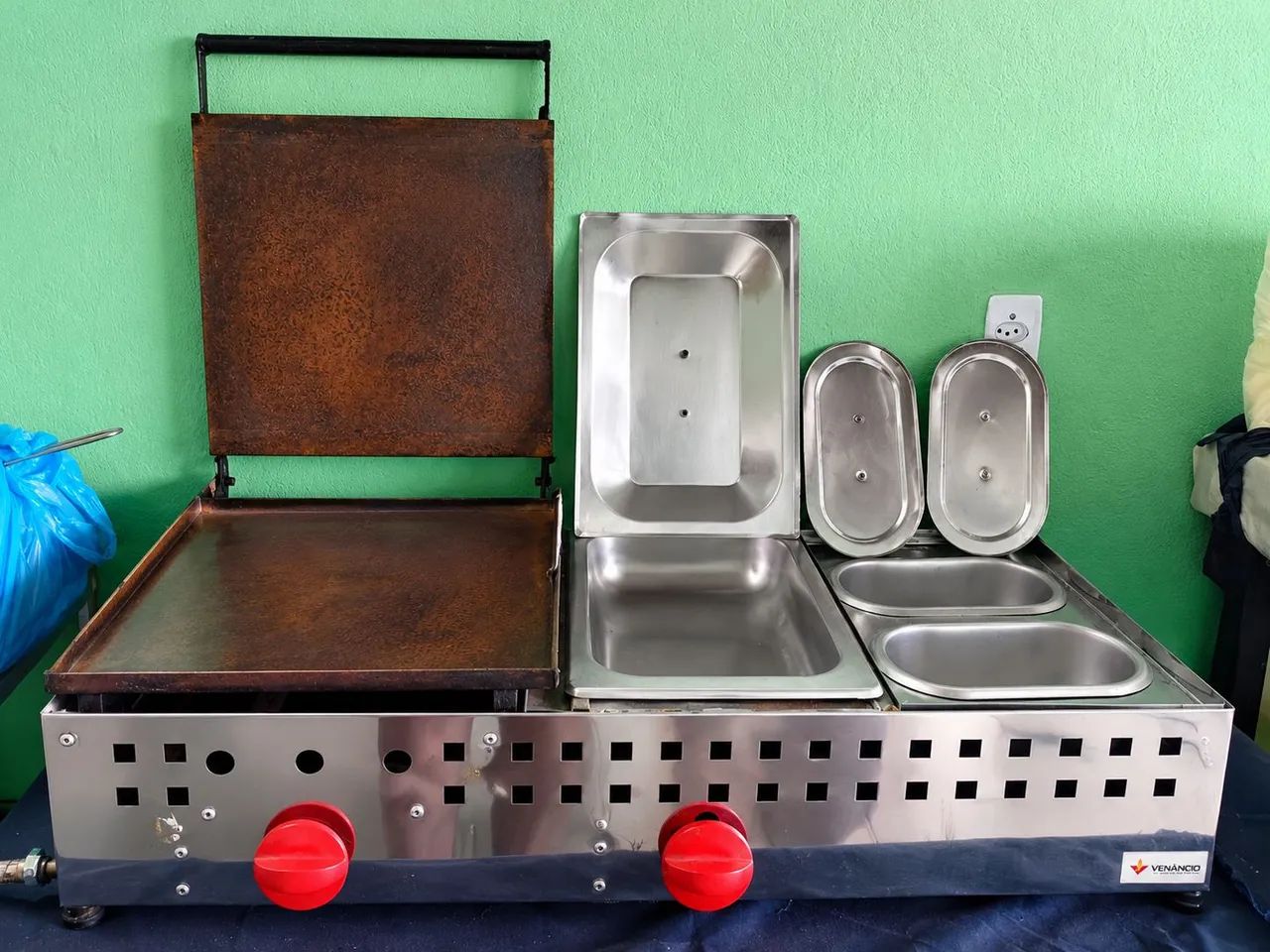 CHAPA CONJUGADA SANDUÍCHE E CACHORRO QUENTE 