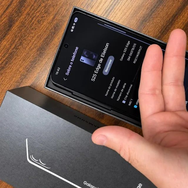 Samsung Galaxy S25 Edge 512GB 12GB RAM - Caixa - Impecável - Foto 4