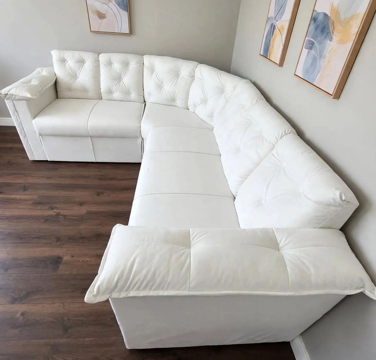 OFERTA DE SOFÁS DE FÁBRICA EM VÁRIAS CORES, SOFÁ DE CANTO MODERNO (PAGAMENTO NA ENTREGA) - Foto 2