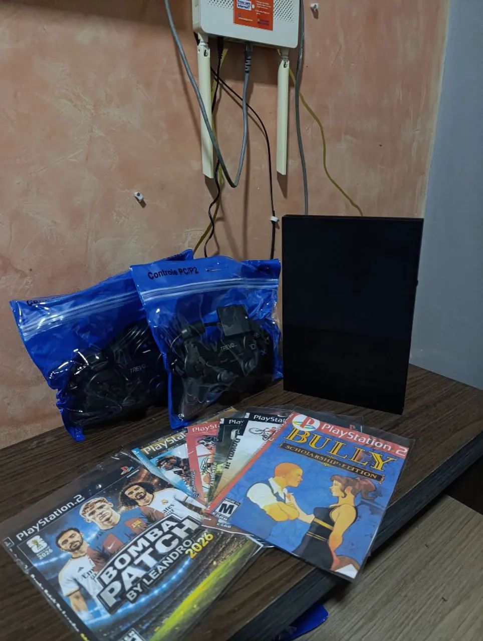 PS2 slim com leitor 