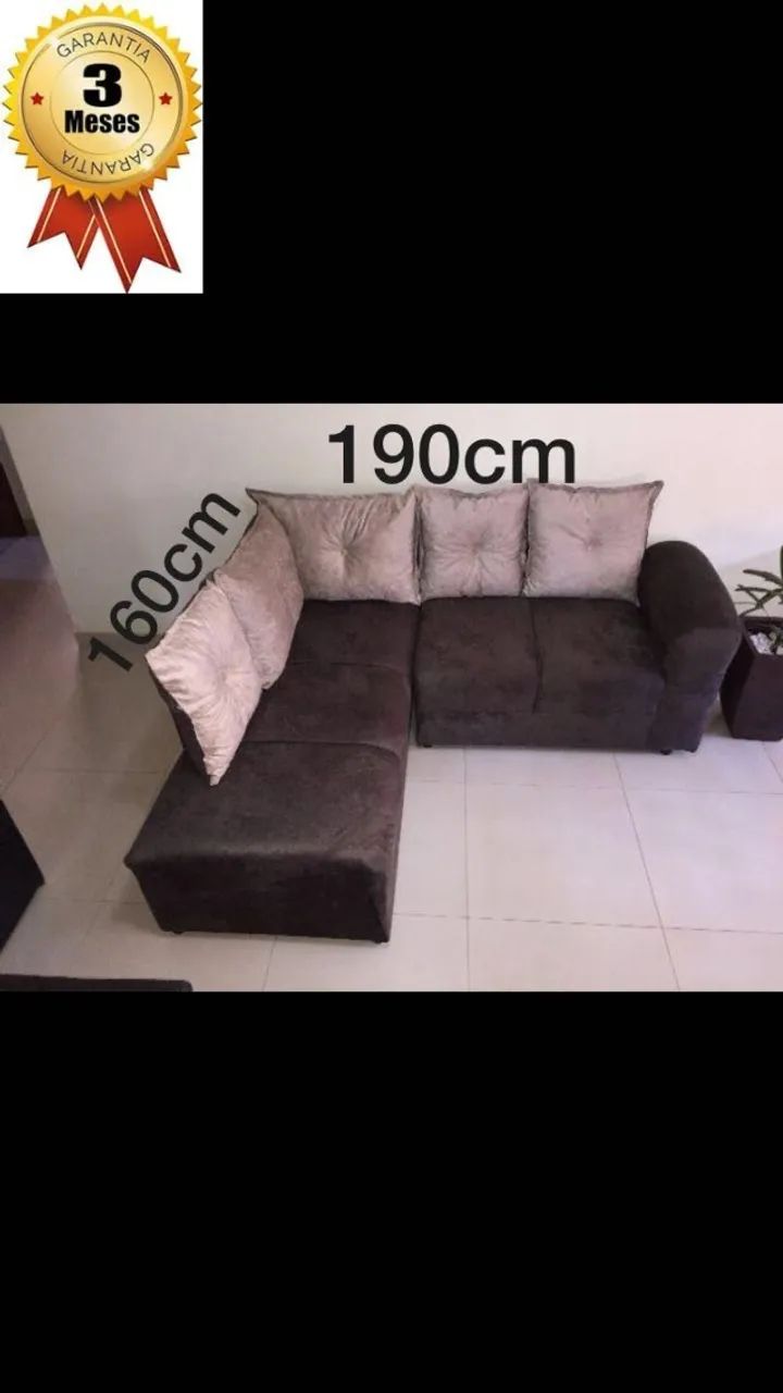 Sofá em L Larissa Novo