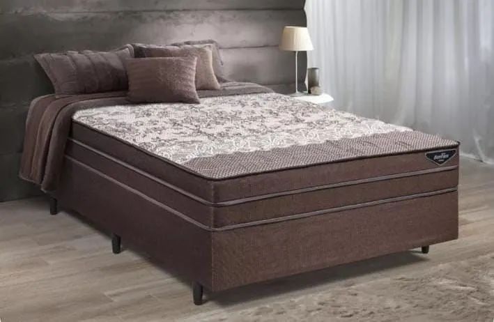 Camas Box molas ensacadas Novas.... - Foto 4